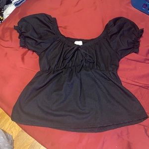 Off the shoulder crop top